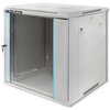 Szafa RACK QOLTEC 19" 12U 54485 600 x 450 mm, Wisząca Szary Wysokość wewnętrzna 12U