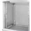 Szafa RACK QOLTEC 19" 12U 54485 600 x 450 mm, Wisząca Szary Otwierane panele boczne Tak