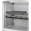 Szafa RACK QOLTEC 19" 12U 54487 600 x 600 mm, Wisząca Szary Kolor Szary