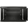 Szafa RACK QOLTEC 19" 6U 54489 600 x 600 mm, Wisząca Czarny Wysokość wewnętrzna 6U