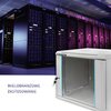 Szafa RACK QOLTEC 19" 9U 54484 600 x 450 mm, Wisząca Szary Kolor Szary