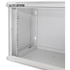 Szafa RACK QOLTEC 19" 9U 54486 600 x 600 mm, Wisząca Szary Otwierane panele boczne Tak