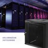 Szafa RACK QOLTEC 19" 12U 54488 600 x 450 mm, Wisząca Czarny Waga [kg] 19.9
