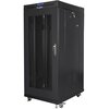 Szafa RACK LANBERG 19" 15U FF01-8015-23BL 1000 x 1000 mm, Stojąca Czarny Wysokość wewnętrzna 15U