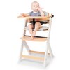 Krzesełko do karmienia KINDERKRAFT Enock + poduszka Biało-brązowy Maksymalna waga dziecka [kg] 35
