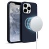 Etui CRONG Color Cover Magnetic MagSafe do Apple iPhone 13 Pro Max Granatowy