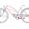 Rower miejski PLUMBIKE La Donna Natalie 7B 26 cali damski Różowo-błękitny Kolekcja 2022