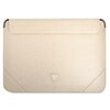 Etui na laptopa GUESS Saffiano Triangle Logo Sleeve 16 cali Beżowy