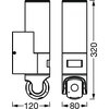 Oprawa zewnętrzna LEDVANCE SMART OUTD Wall Camera Control Dg WiFi Stopień ochrony [IP] IP44