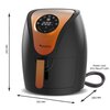 Air Fryer Frytkownica beztłuszczowa TURBOTRONIC TT-AF9D Czarny Funkcje Programator czasowy, Regulacja temperatury