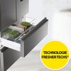 Lodówka HAIER HFW7819EWMP Side by Side No frost 192.5cm Srebrna Podajnik wody System ABT  Kolor producenta Inox