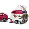 Zestaw figurek Końskie przygody z samochodem i przyczepą SCHLEICH 42535 Materiał Tworzywo sztuczne