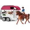 Zestaw figurek Końskie przygody z samochodem i przyczepą SCHLEICH 42535 Seria Horse Club