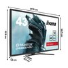 Monitor IIYAMA G-Master G4380UHSU-B1 42.5" 3840x2160px 144Hz 0.4 ms Przeznaczenie Dla gracza
