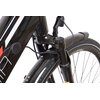 Rower elektryczny BOTTECCHIA BE16 E-City Man M20 28 cali Czarno-czerwony Maksymalny zasięg Do 80 km