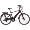 Rower elektryczny BOTTECCHIA BE16 E-City Man M20 28 cali Czarno-czerwony Rama Aluminiowa, 20"