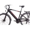 Rower elektryczny BOTTECCHIA BE16 E-City Man M20 28 cali Czarno-czerwony Przeznaczony Dla mężczyzny