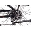 Rower elektryczny BOTTECCHIA BE16 E-City Man M20 28 cali Czarno-czerwony Rama Aluminiowa