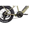 Rower elektryczny LOMBARDO Aurelia U16 20 cali Zielony mat Wyposażenie Błotniki