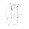 Okap AFRELLI AW-4 Arco 40 Inox Szerokość [cm] 40