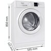 Pralka HOTPOINT NS702U W EU N 7kg 1000 obr Bezpieczeństwo użytkowania Blokada panelu sterowania