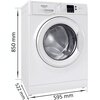 Pralka HOTPOINT NS702U W EU N 7kg 1000 obr Zdejmowany blat Nie