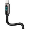 Kabel USB - USB-C BASEUS CASX020001 z wyświetlaczem LCD 66W 1 m Czarny Gwarancja 12 miesięcy