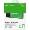 Dysk WD Green SN350 2TB SSD Maksymalna prędkość odczytu [MB/s] 3200