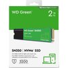Dysk WD Green SN350 2TB SSD Maksymalna prędkość odczytu [Mb/s] 3200