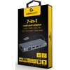 Hub GEMBIRD A-CM-COMBO7-01 USB Typu C, Pasywny Interfejs USB Typu C