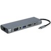 Hub GEMBIRD A-CM-COMBO8-01 USB Typu C, Pasywny Interfejs USB Typu C