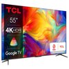 Telewizor TCL 55P735 55" LED 4K Google TV Dolby Atmos Dolby Vision HDMI 2.1 Smart TV Tak