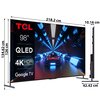 Telewizor TCL 98C735 98" QLED 4K 120Hz Google TV Dolby Atmos Dolby Vision HDMI 2.1 Smart TV Tak
