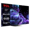 Telewizor TCL 55C835 55" QLED 4K 144Hz Google TV Dolby Atmos Dolby Vision HDMI 2.1