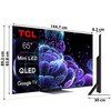 Telewizor TCL 65C835 65" MINILED 4K 144Hz Google TV Dolby Atmos Dolby Vision HDMI 2.1 Smart TV Tak