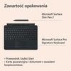 Klawiatura MICROSOFT Surface Pro Keyboard Czarny+ Pióro Surface Slim Pen 2 Typ klawiatury Mechaniczna