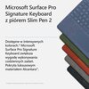 Klawiatura MICROSOFT Surface Pro Keyboard Czarny+ Pióro Surface Slim Pen 2 Podświetlenie Tak