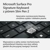 Klawiatura MICROSOFT Surface Pro Keyboard Czarny+ Pióro Surface Slim Pen 2 Touchpad Tak