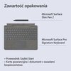 Klawiatura MICROSOFT Surface Pro Keyboard Platynowy + Pióro Surface Slim Pen 2 Typ klawiatury Małowymiarowa