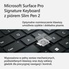 Klawiatura MICROSOFT Surface Pro Keyboard Platynowy + Pióro Surface Slim Pen 2 Touchpad Tak