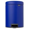 Kosz na śmieci z pedałem BRABANTIA 206849 Newicon uszczelka przeciwzapachowa, malowany 5L Niebieski Pojemność [l] 5