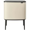 Kosz na śmieci BRABANTIA Bo Touch Bin 201585 34L Beżowy