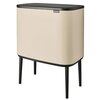 Kosz na śmieci BRABANTIA Bo Touch Bin 201585 34L Beżowy Liczba komór 2