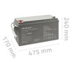 Akumulator QOLTEC 53068 150Ah 12V Pojemność wg. temperatury 0 °C - 85%