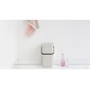 Kosz na śmieci BRABANTIA 213465 Sort & Go odchylane wieczko, do zawieszenia, łatwy w czyszczeniu 16L Jasnoszary Typ Uchylny