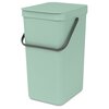 Kosz na śmieci BRABANTIA 211867 Sort & Go 16L Jasnozielony Liczba komór 1