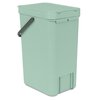 Kosz na śmieci BRABANTIA 211867 Sort & Go 16L Jasnozielony Materiał Tworzywo sztuczne