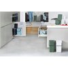 Kosz na śmieci BRABANTIA 213281 Sort & Go odchylane wieczko, do zawieszenia, tworzywo sztuczne 12L Jasnoszary Typ Uchylny