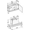 Okap MIELE SlimLine DAS 2920 EXTA Stalowy 590m3/h 63dB klasa C Szerokość [cm] 89.6