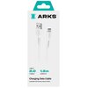Kabel USB - USB-C ARKS 1.5 m Biały Rodzaj Kabel